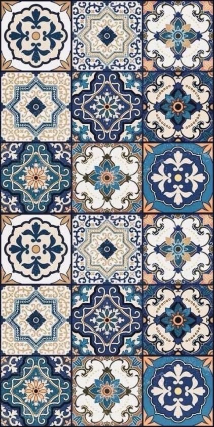 These floor tiles
