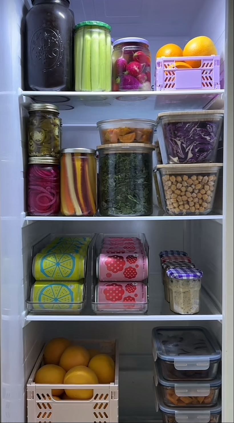 Organised fridge