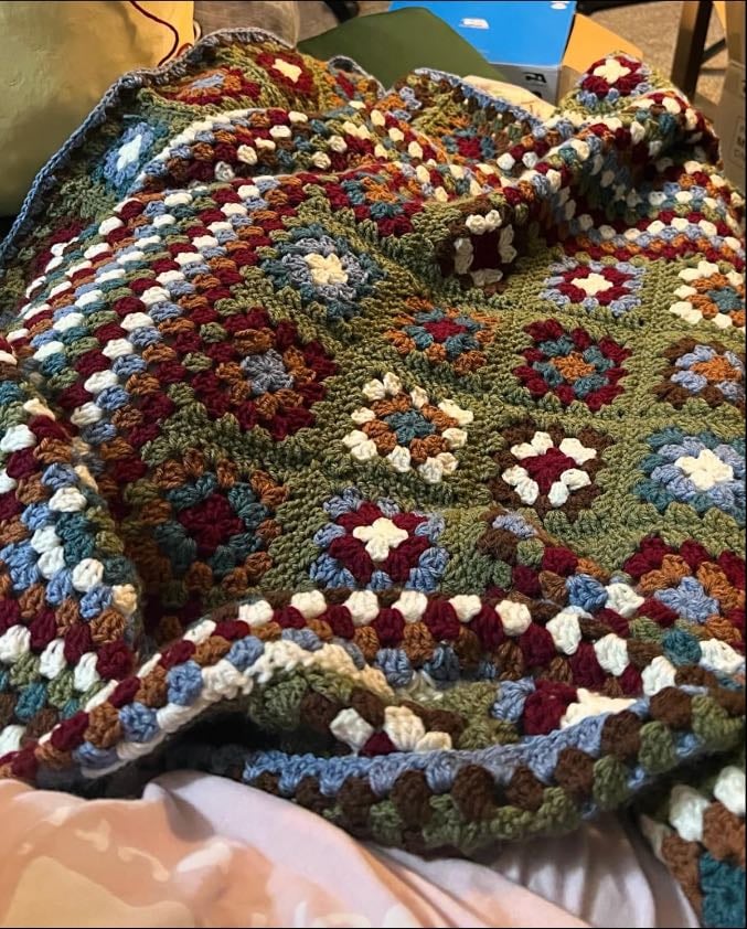 Selfmade crochet blanket