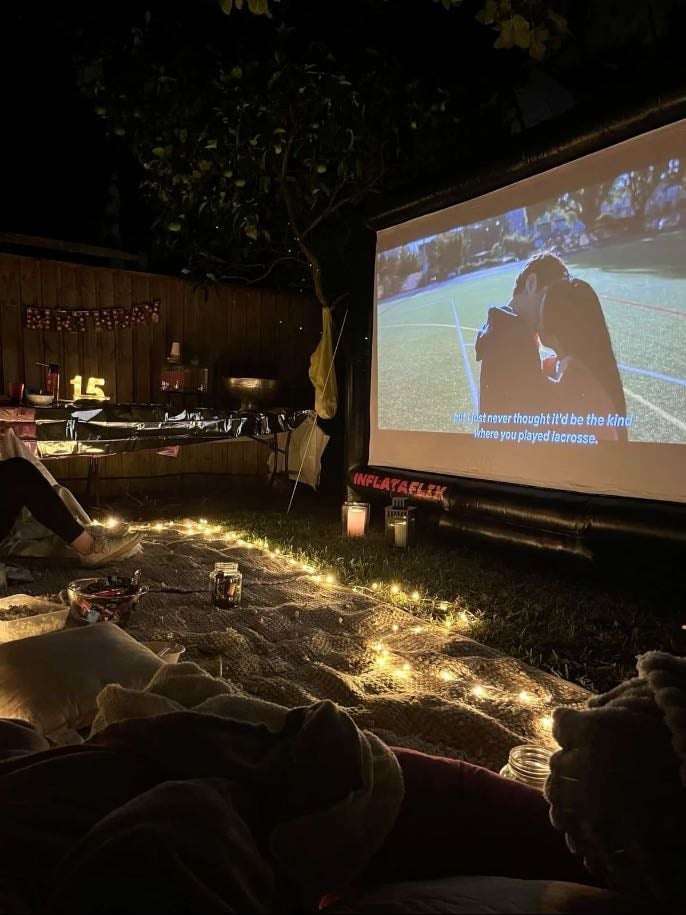 Movie night - Así, pero neta así, hasta la misma película si quieren