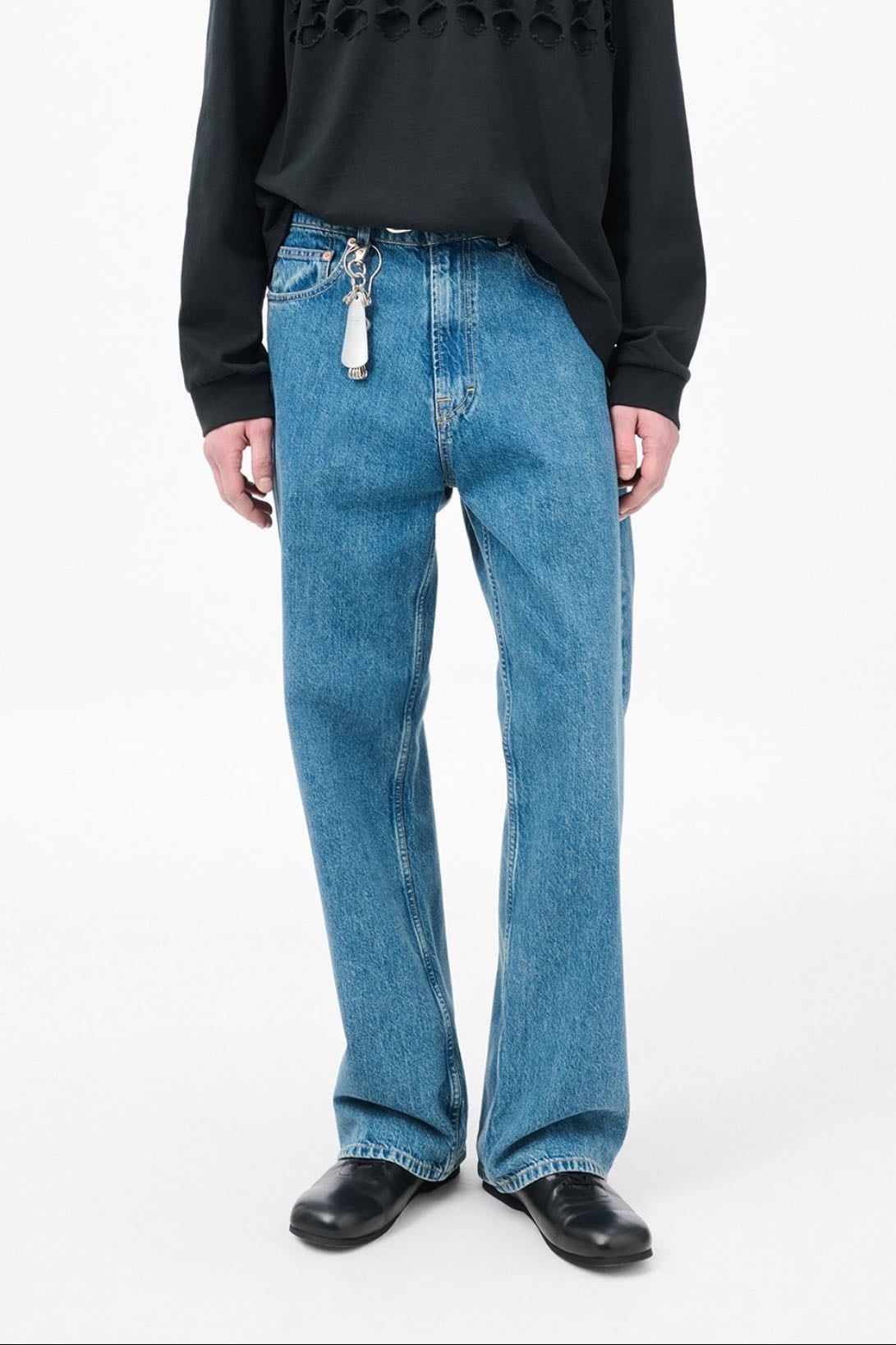 Our Legacy Third Cut Jeans - Blue Tech Wash Denim
