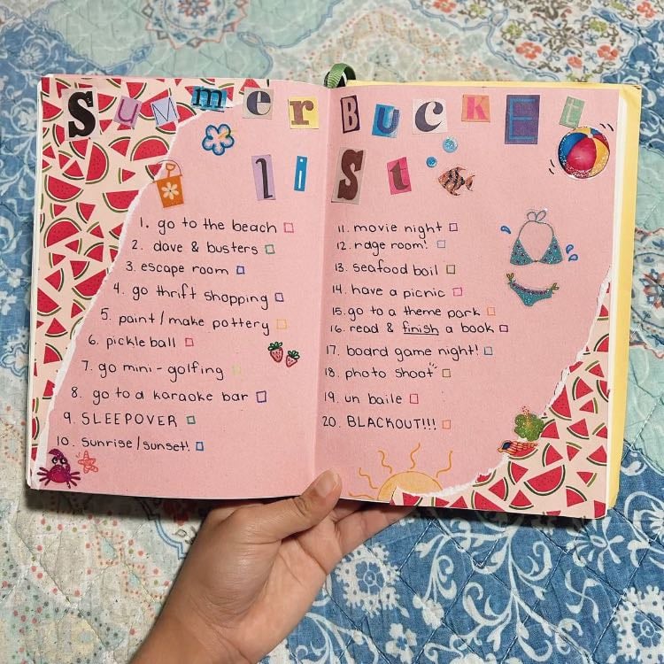 Summer bucket list