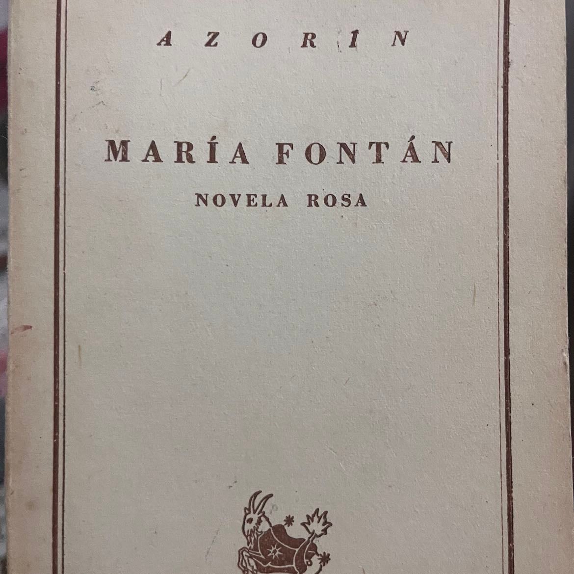 María Fontán - José Martínez Ruiz “Azorín”