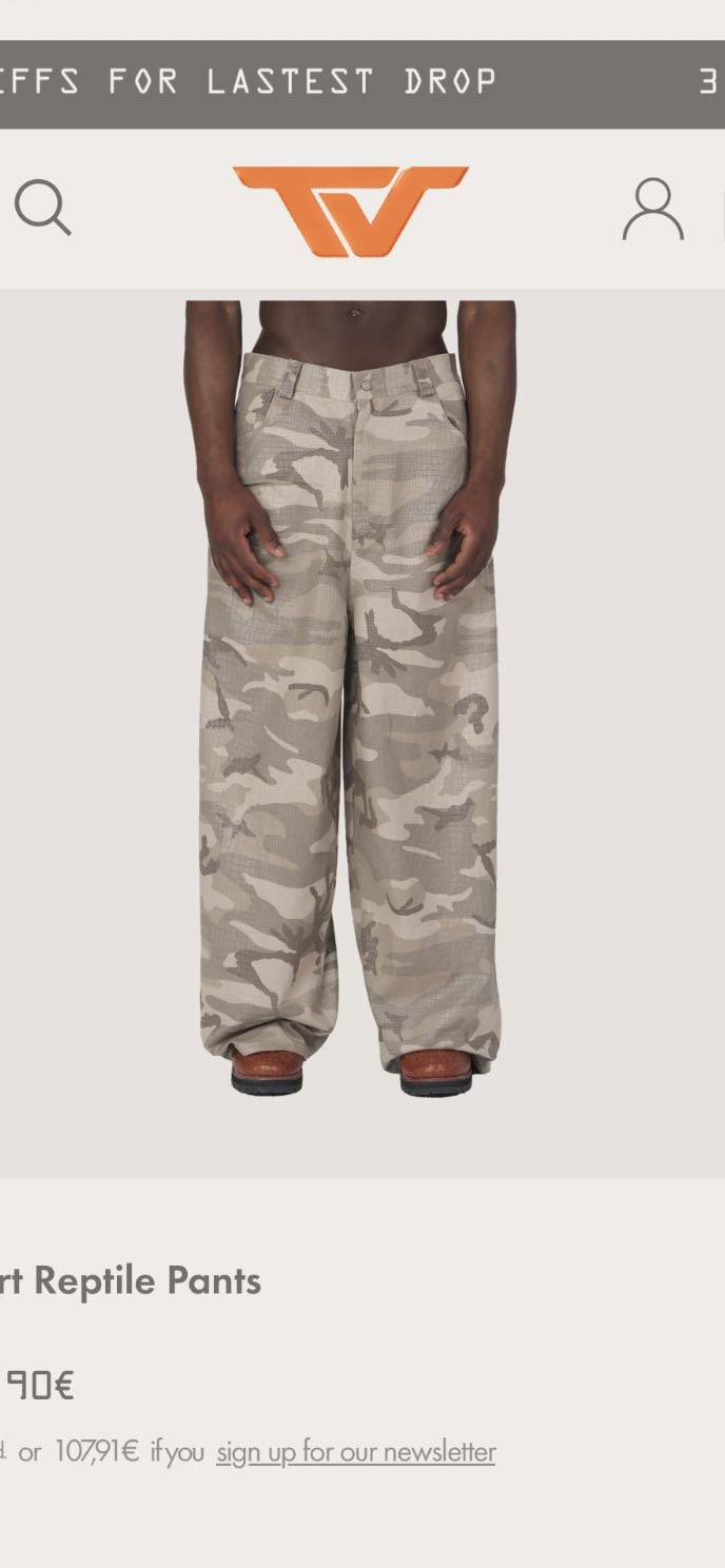 Reptil camo pants - Trendtvision