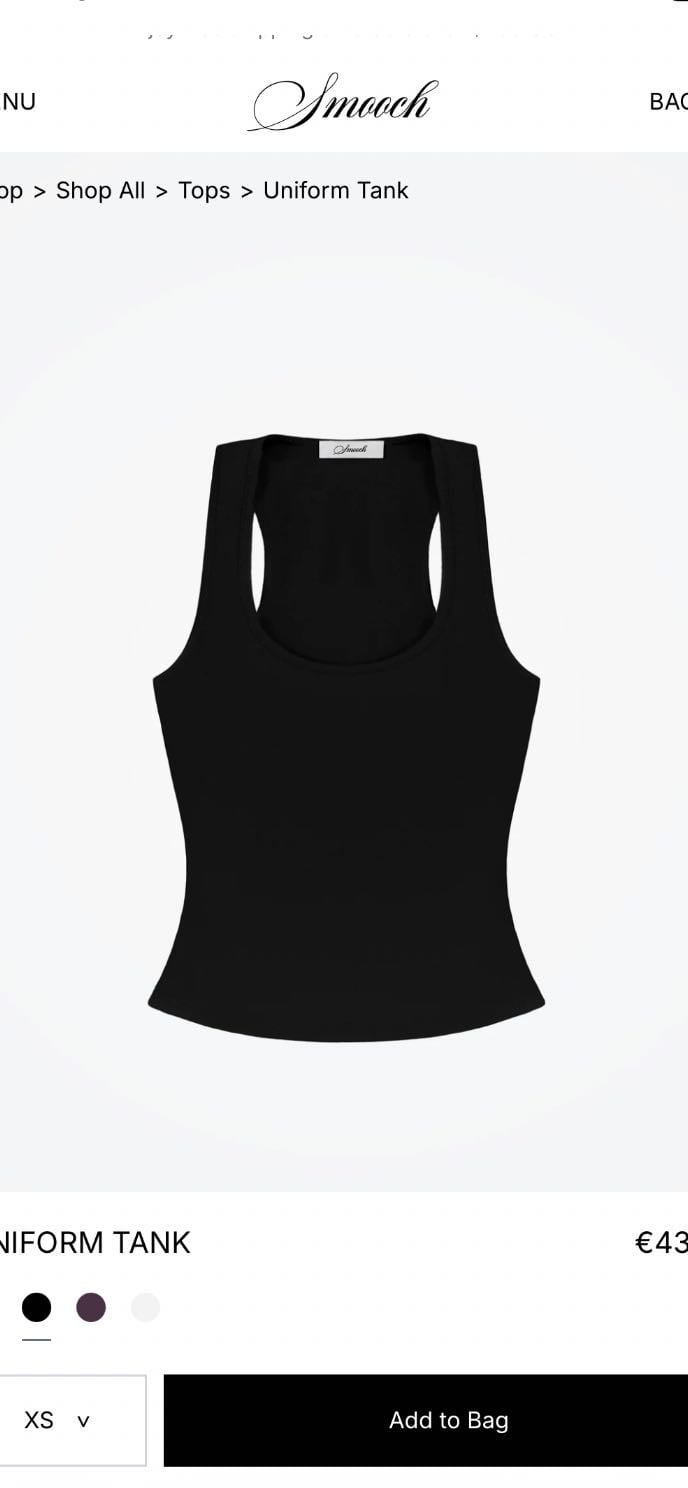 Tank top - smooch