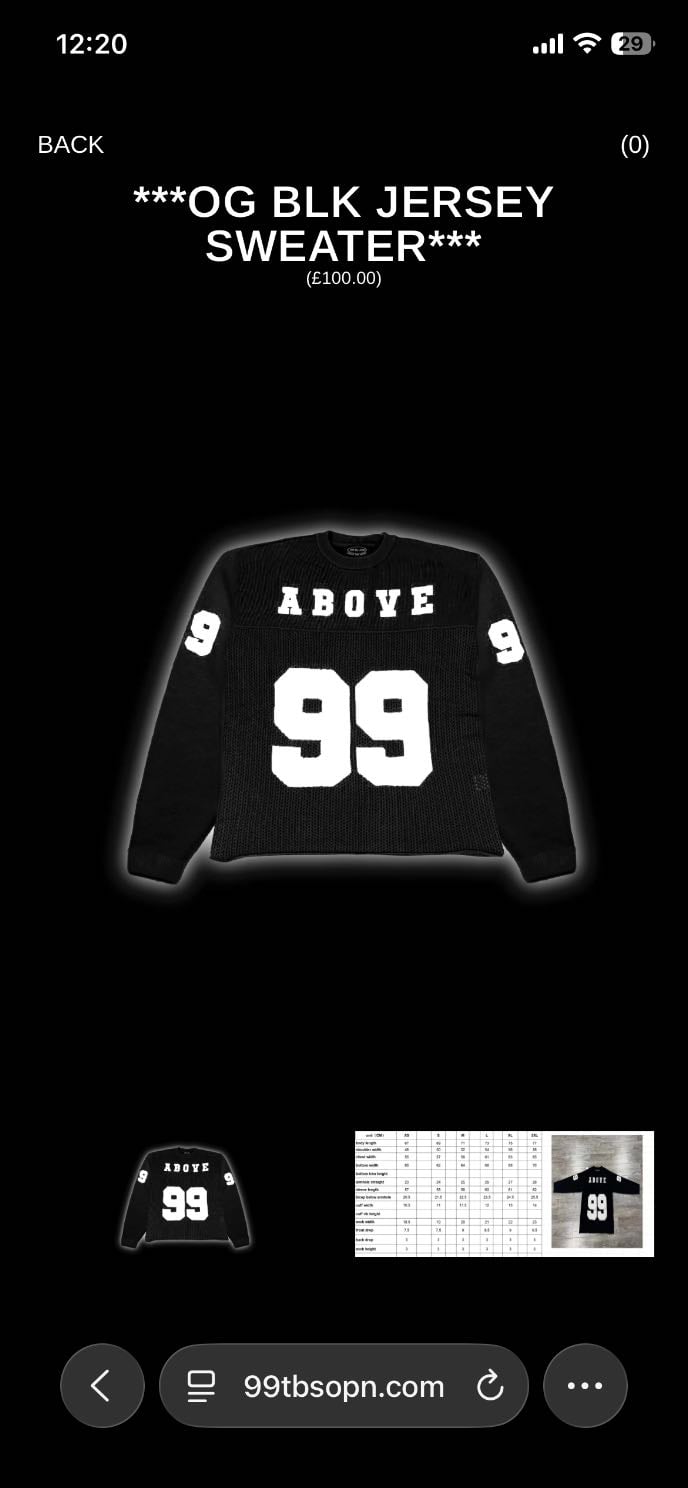 above jersey - 99tbsopn