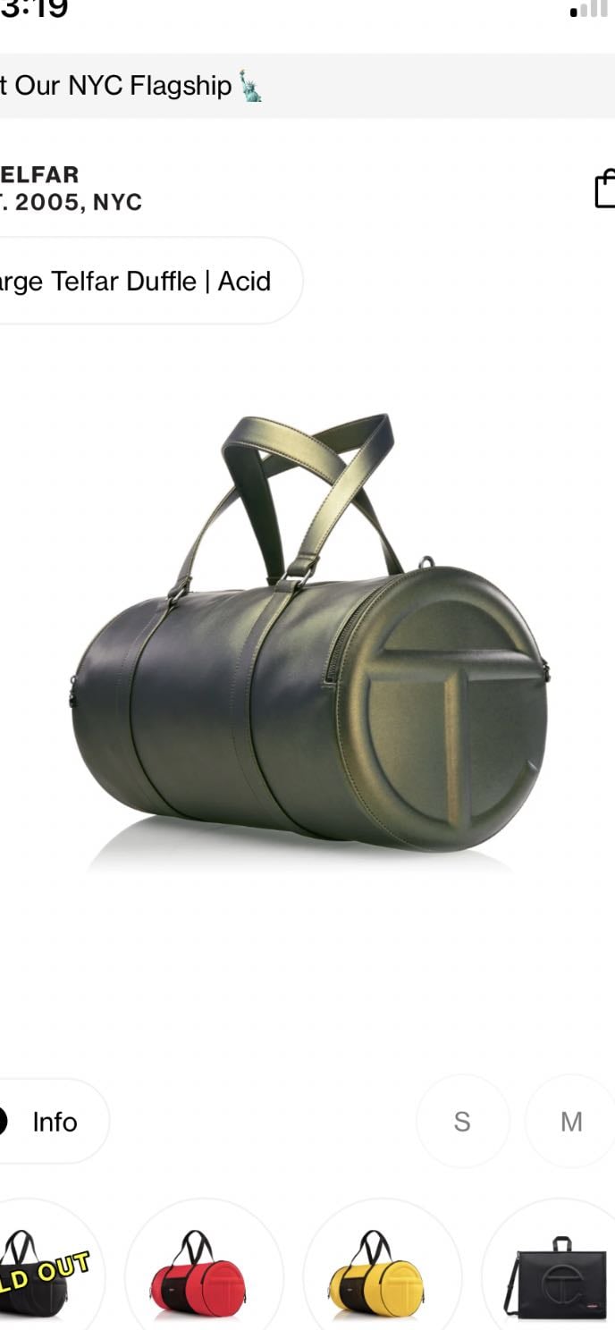 TELFAR GREEN BAG - telfar