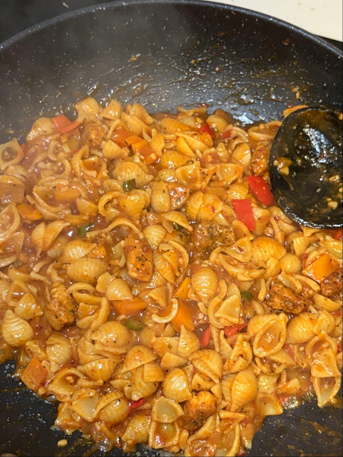 Chicken masala pasta