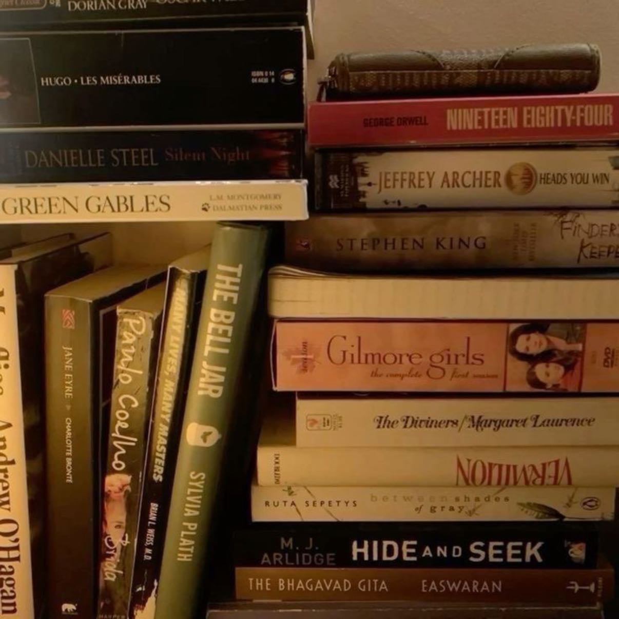 books - they give me the opportunity to explore my imagination