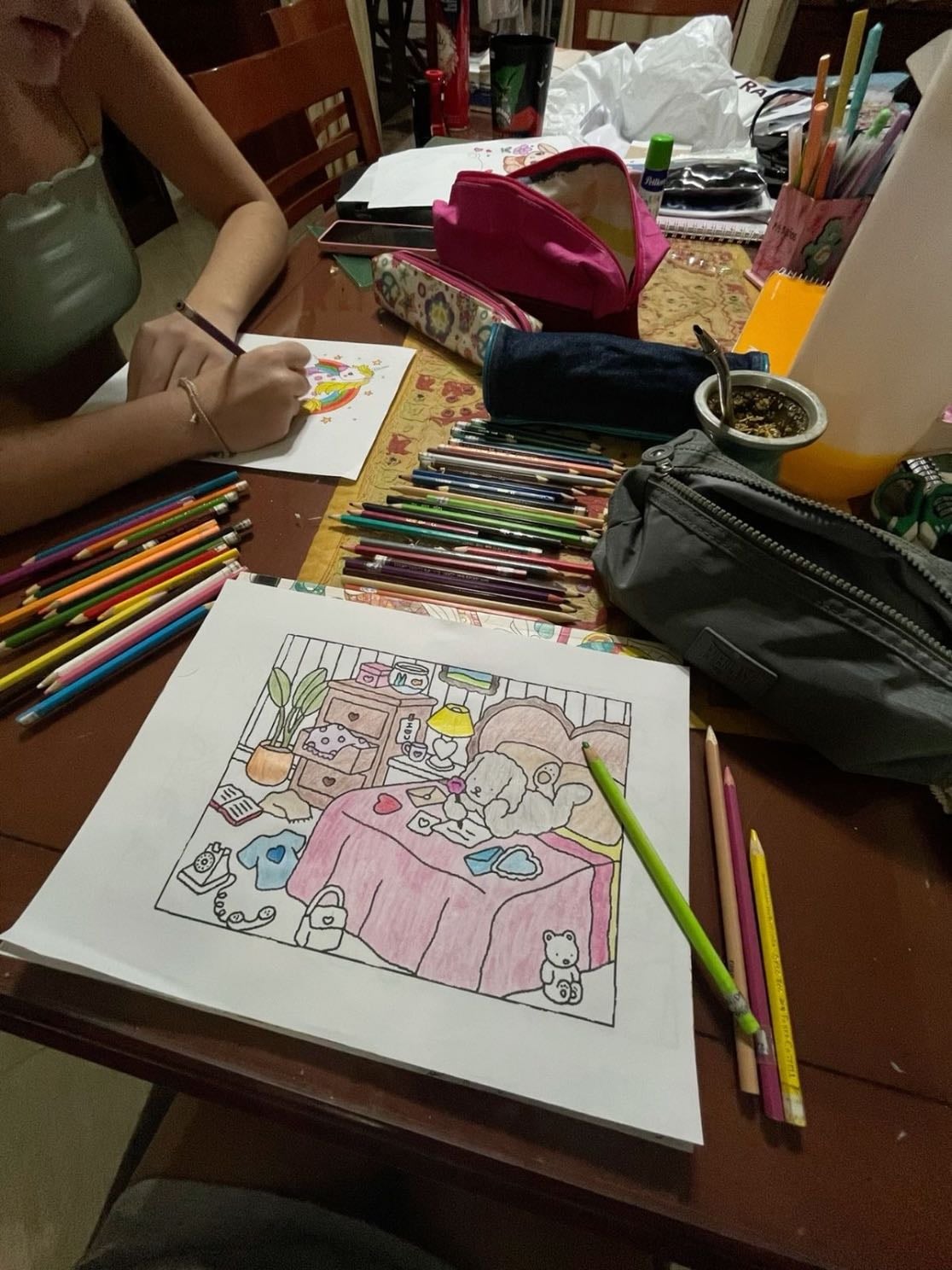Colorear juntas