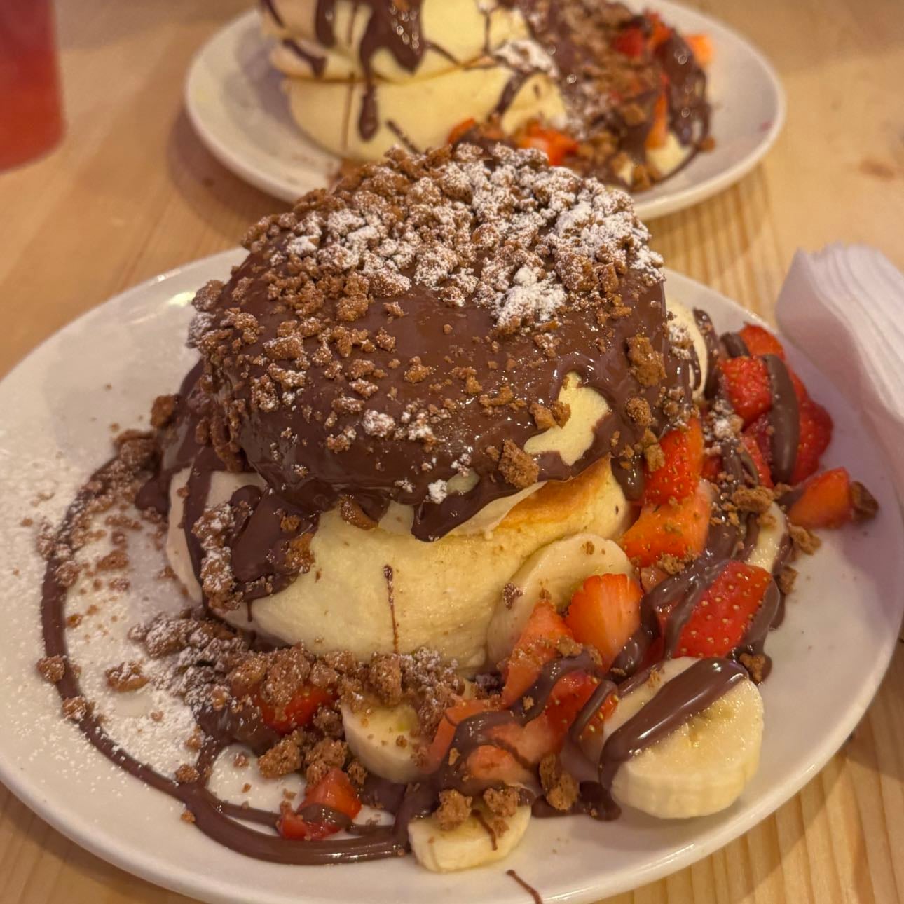My Fluffy - nutella, fraises, bananes