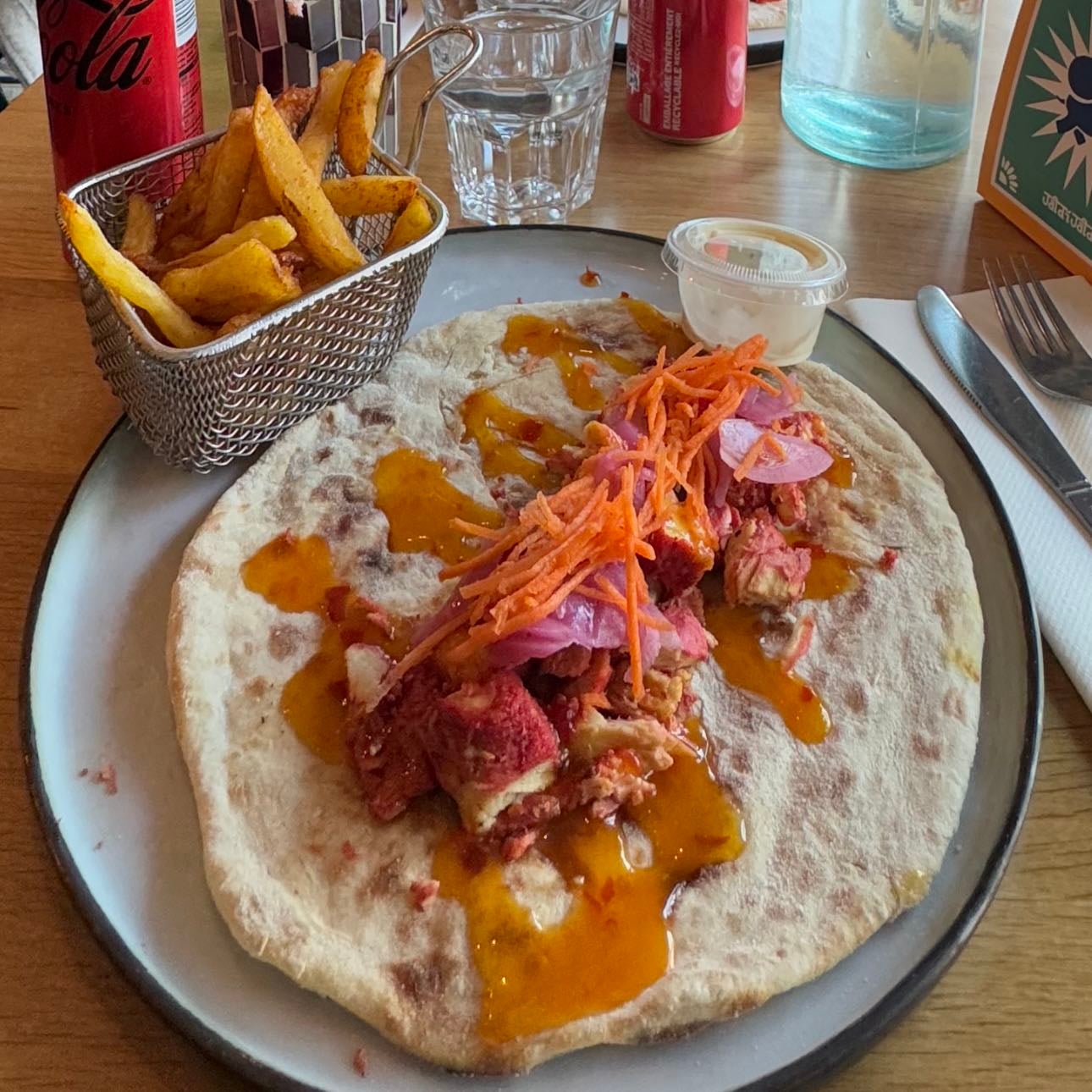 Jaldi Jaldi - naan sauce sweet mango chili