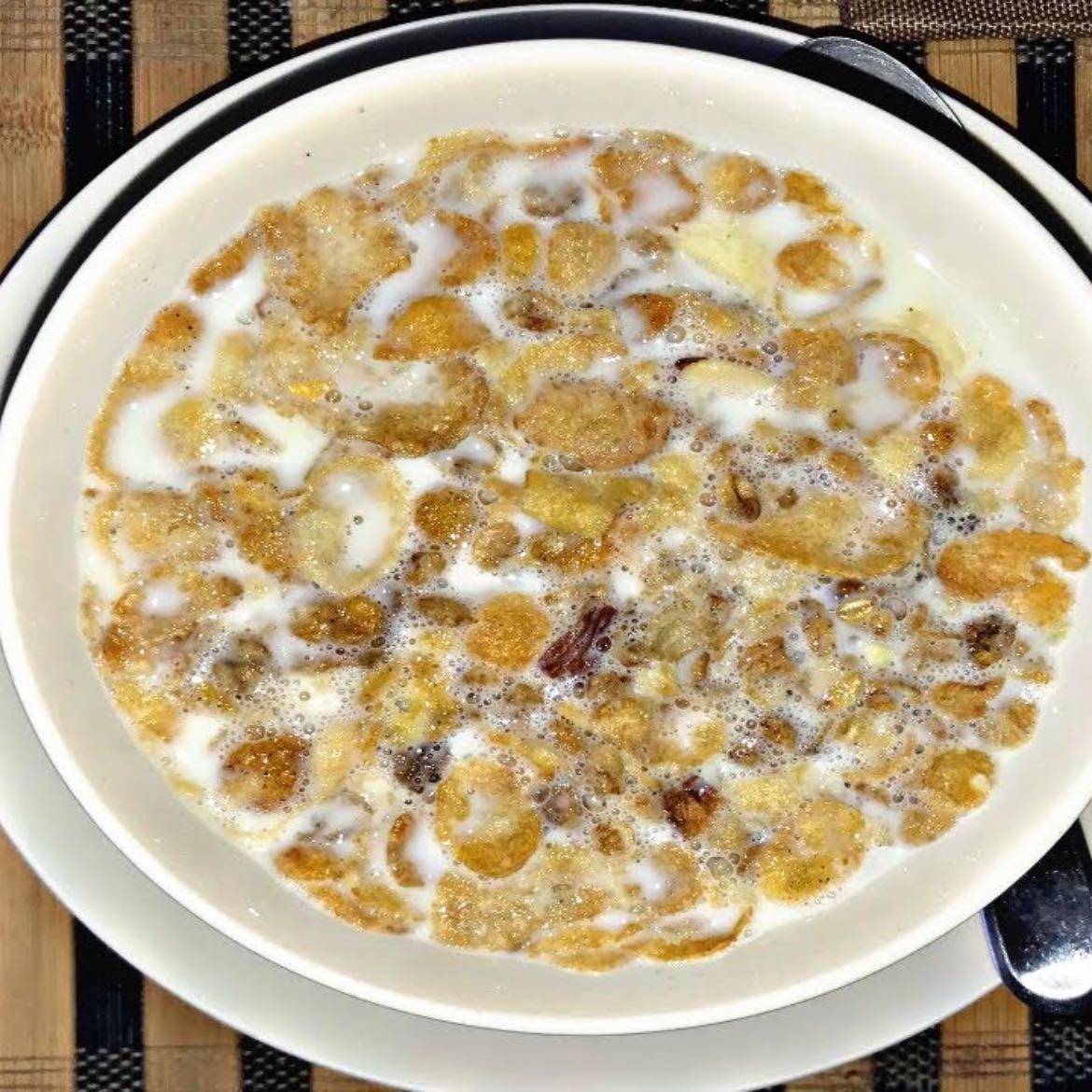 Leche con cereal