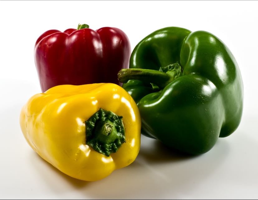 Poivrons - Vert,rouge jaune