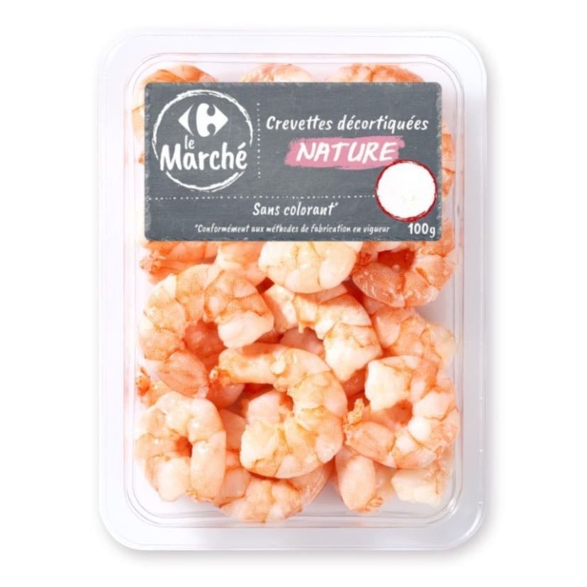 Crevettes décortiquées