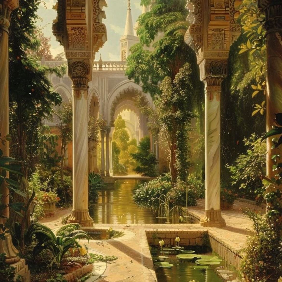Hanging gardens of Babylon