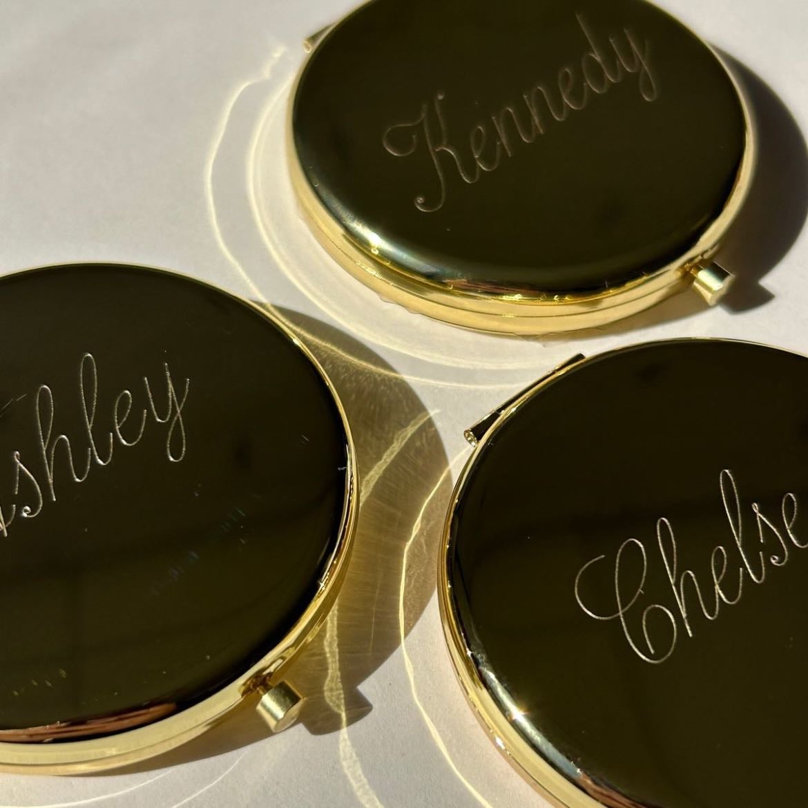 Custom Mirror with my name on it - soo cute guys GOLD THO