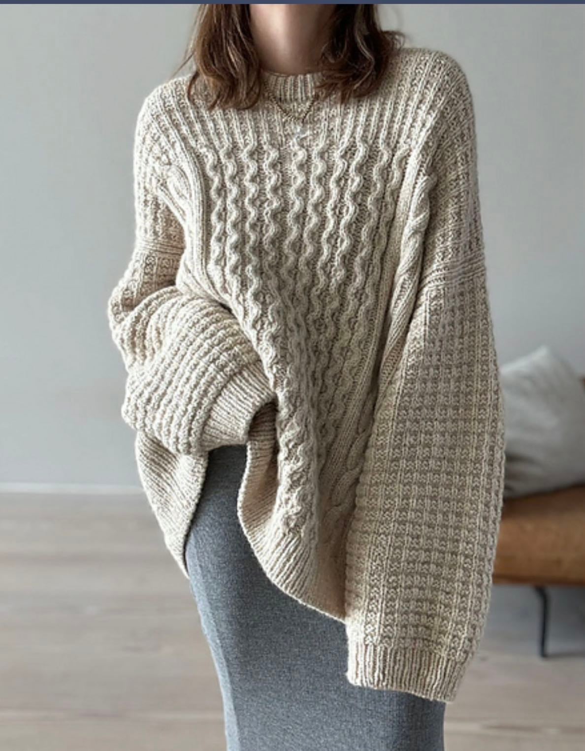 Waffle Loop Sweater Dress - Other Loops_