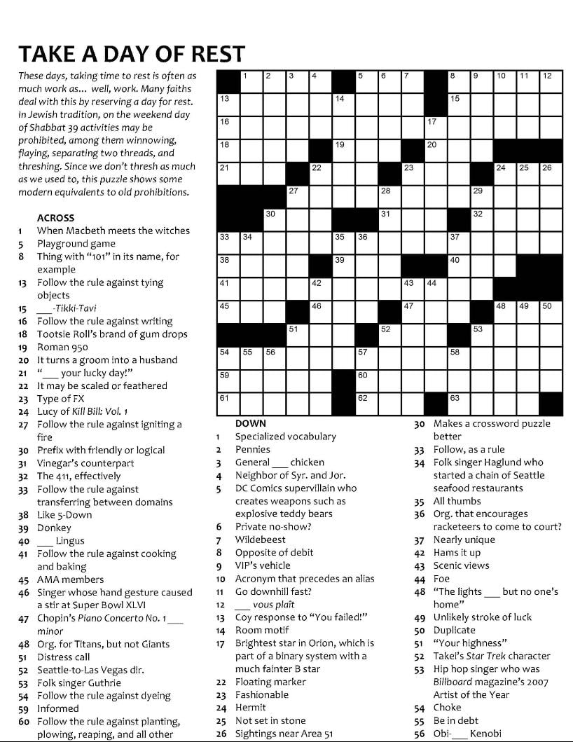 crosswords