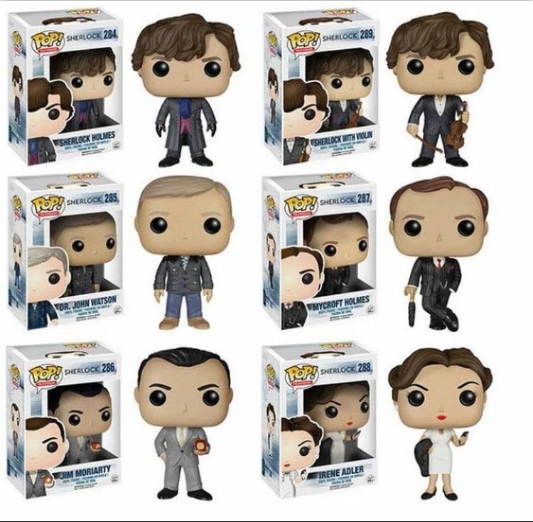 Sherlock Holmes Funko pops