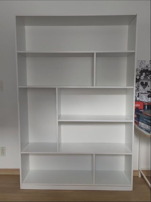 White shelf