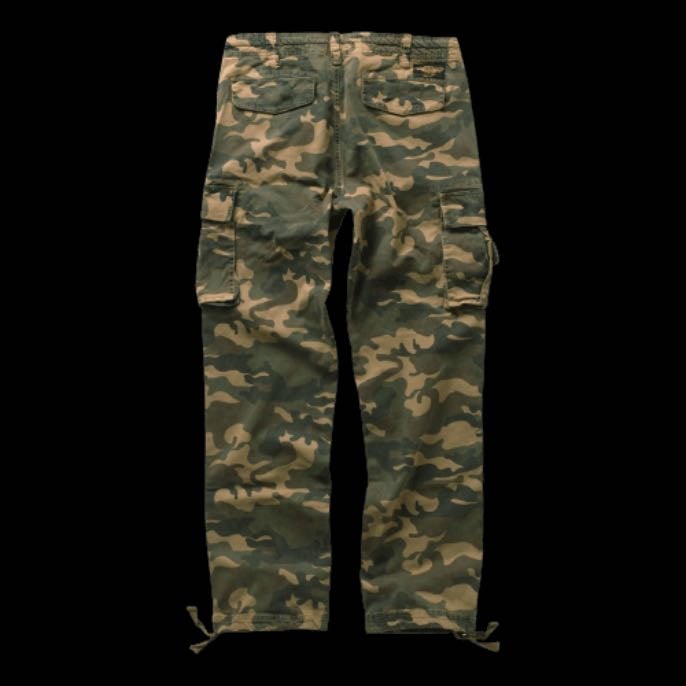 Camo cargo pants