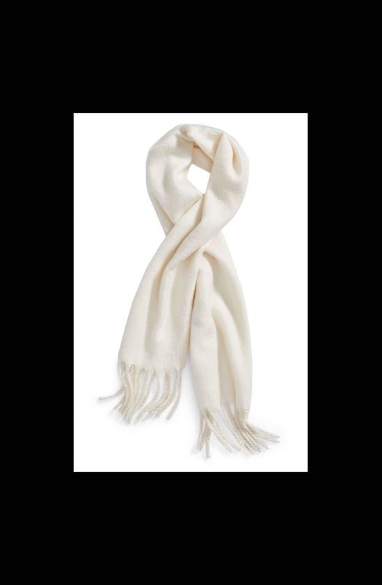 White scarf