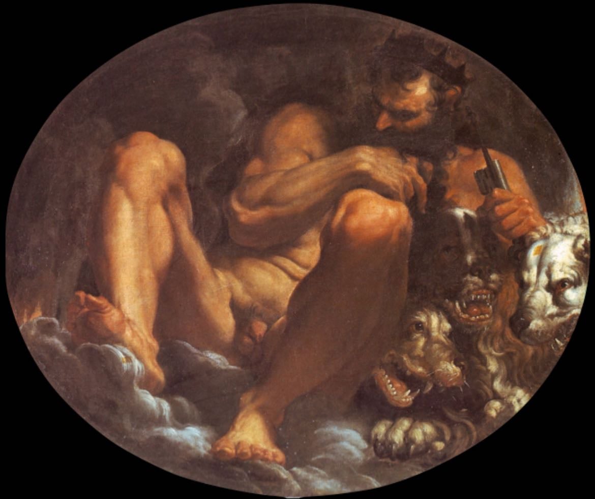 Pluto - Agostino Carracci
