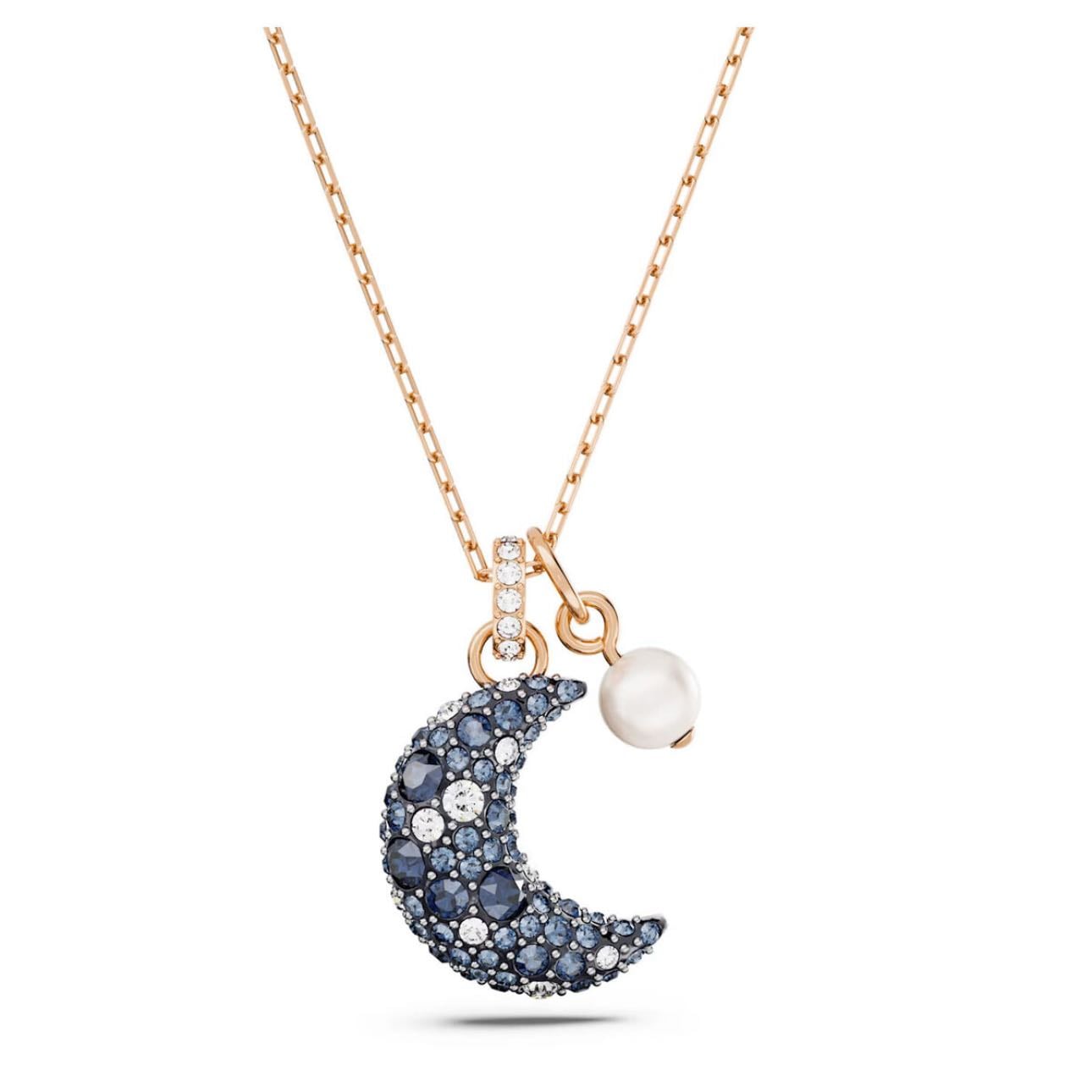 SWAROVSKI Collar con dije Luna Mujer - $3490