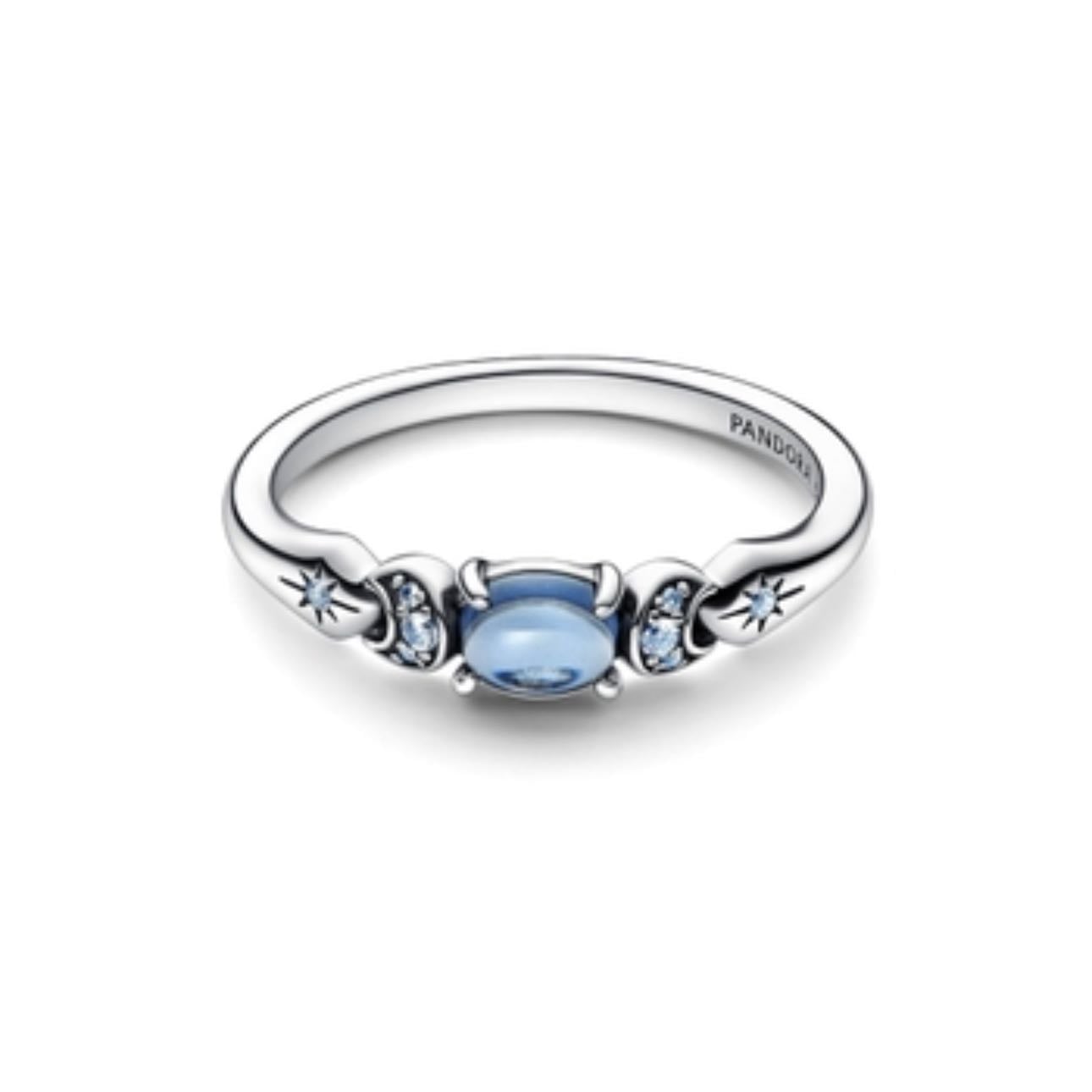 PANDORA Anillo Princesa Jazmín en plata .925 con cristales Mujer - $3755 Size 7