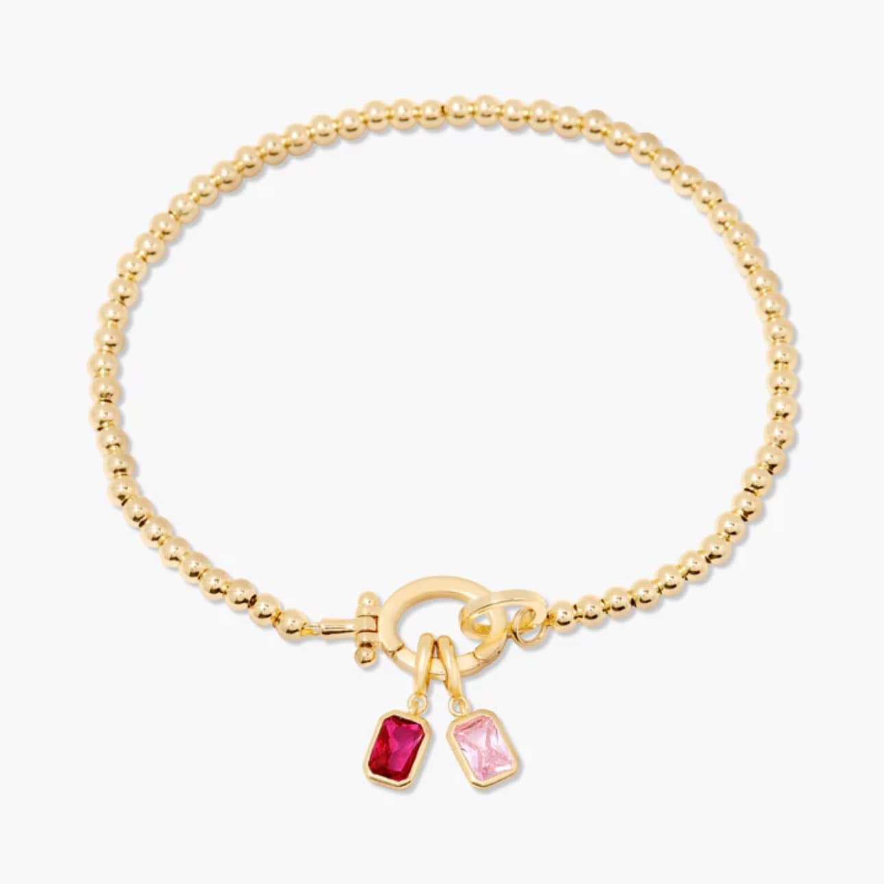 Mackenzie Two Birthstone Bracelet - $3064 April+October