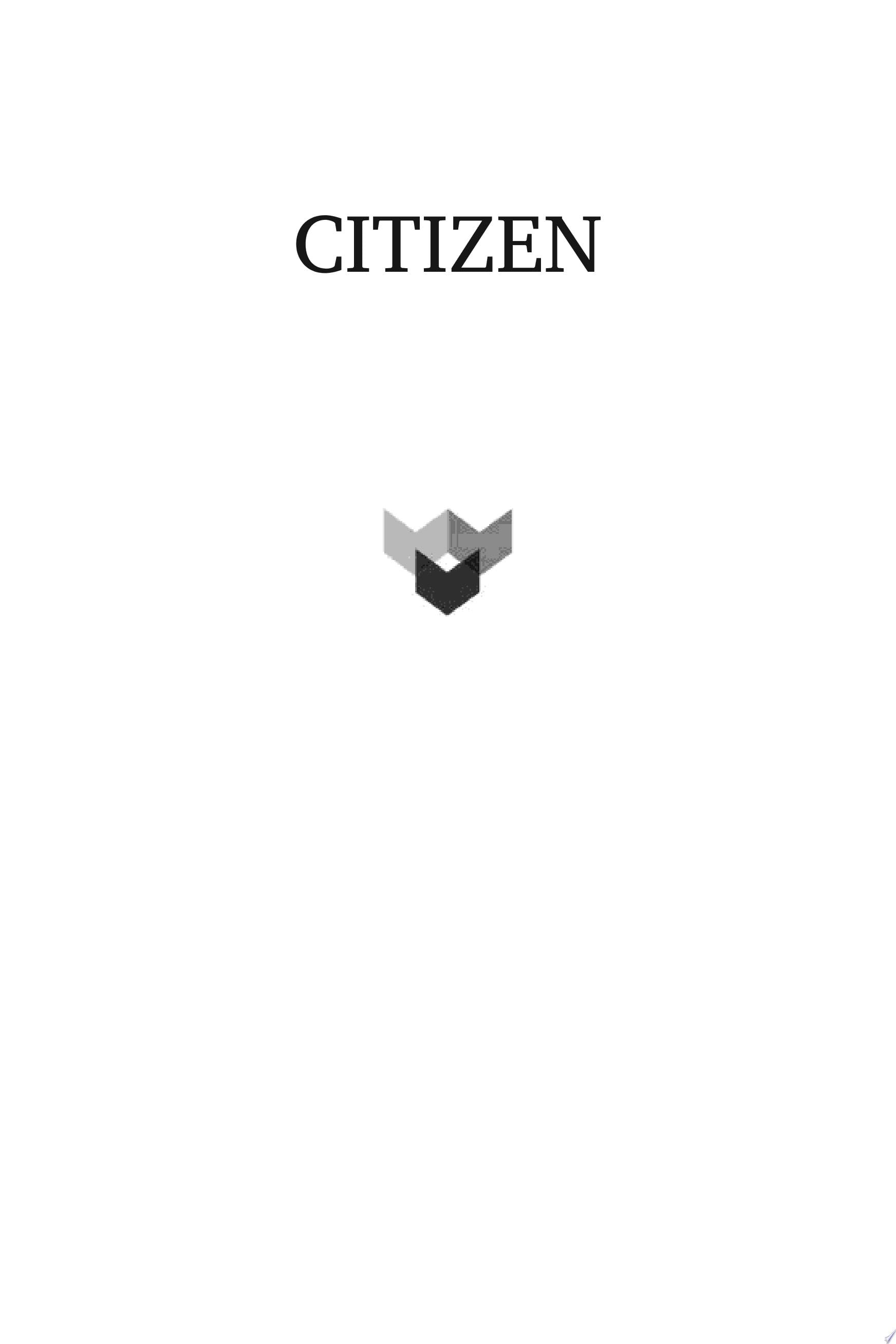 Citizen - Claudia Rankine · 2014