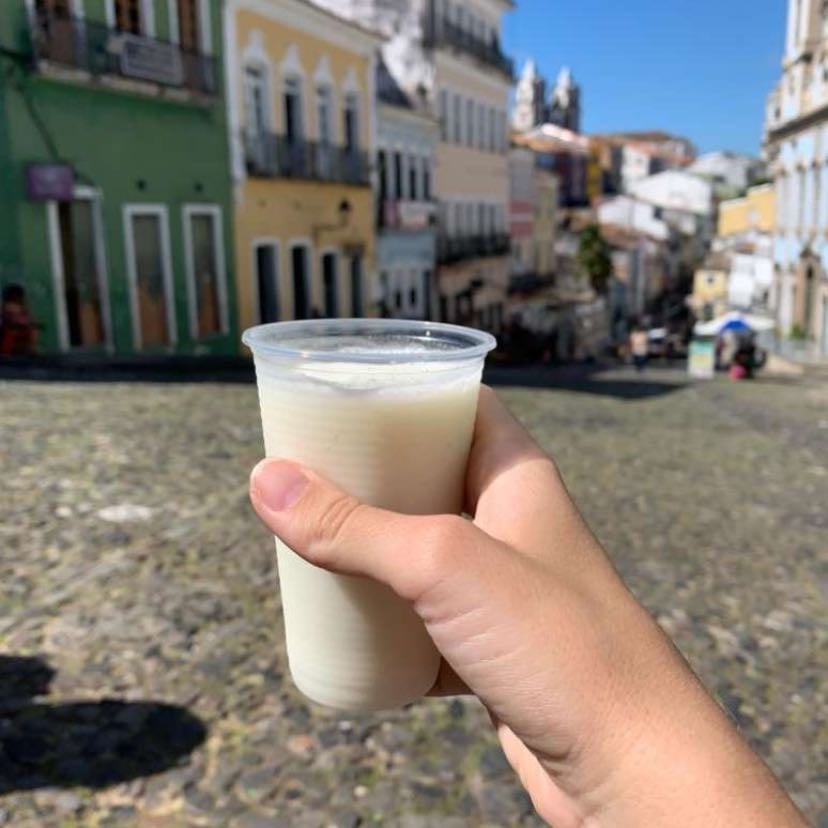 suco de limão com côco