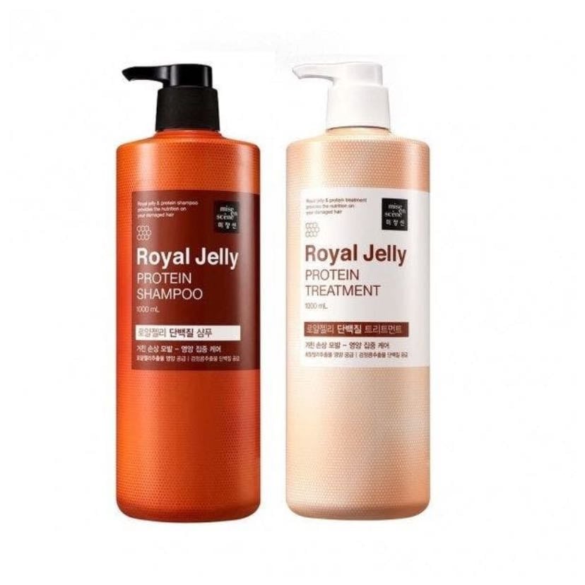 Mise en Scène - Royal Jelly Protein - Shampoo 1000ml + Tratamento 1000ml