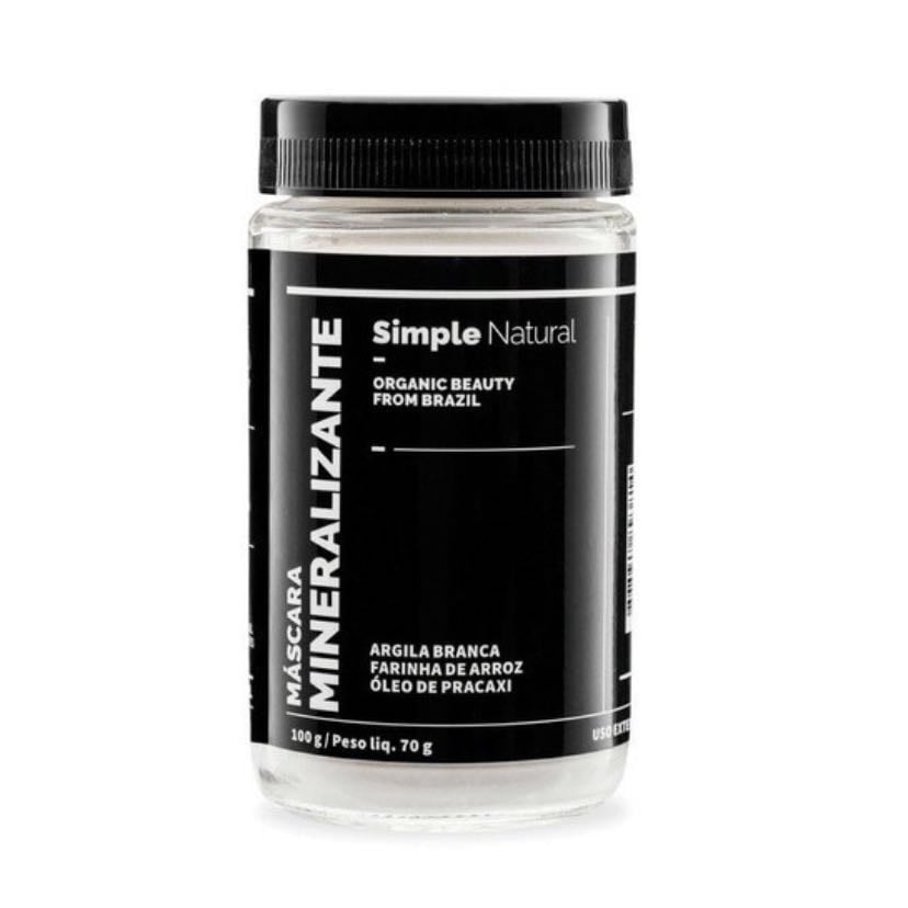 máscara mineralizante simple organic