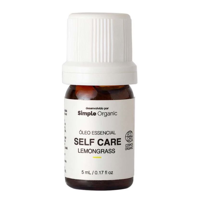 óleo essencial simple organic - lemongrass ou funcho