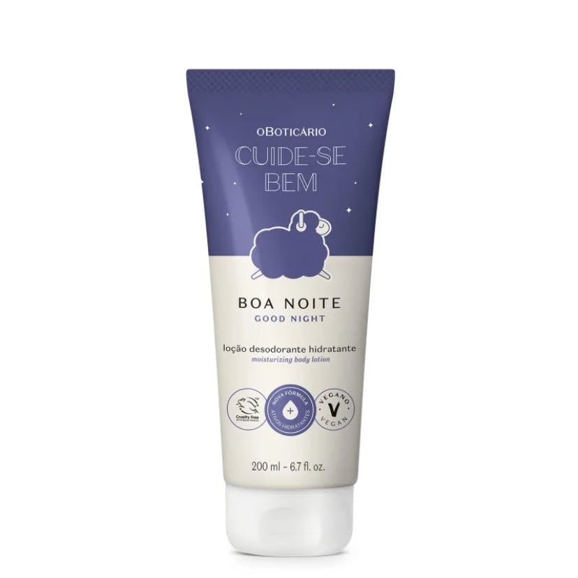 loção hidratante good night oboticário