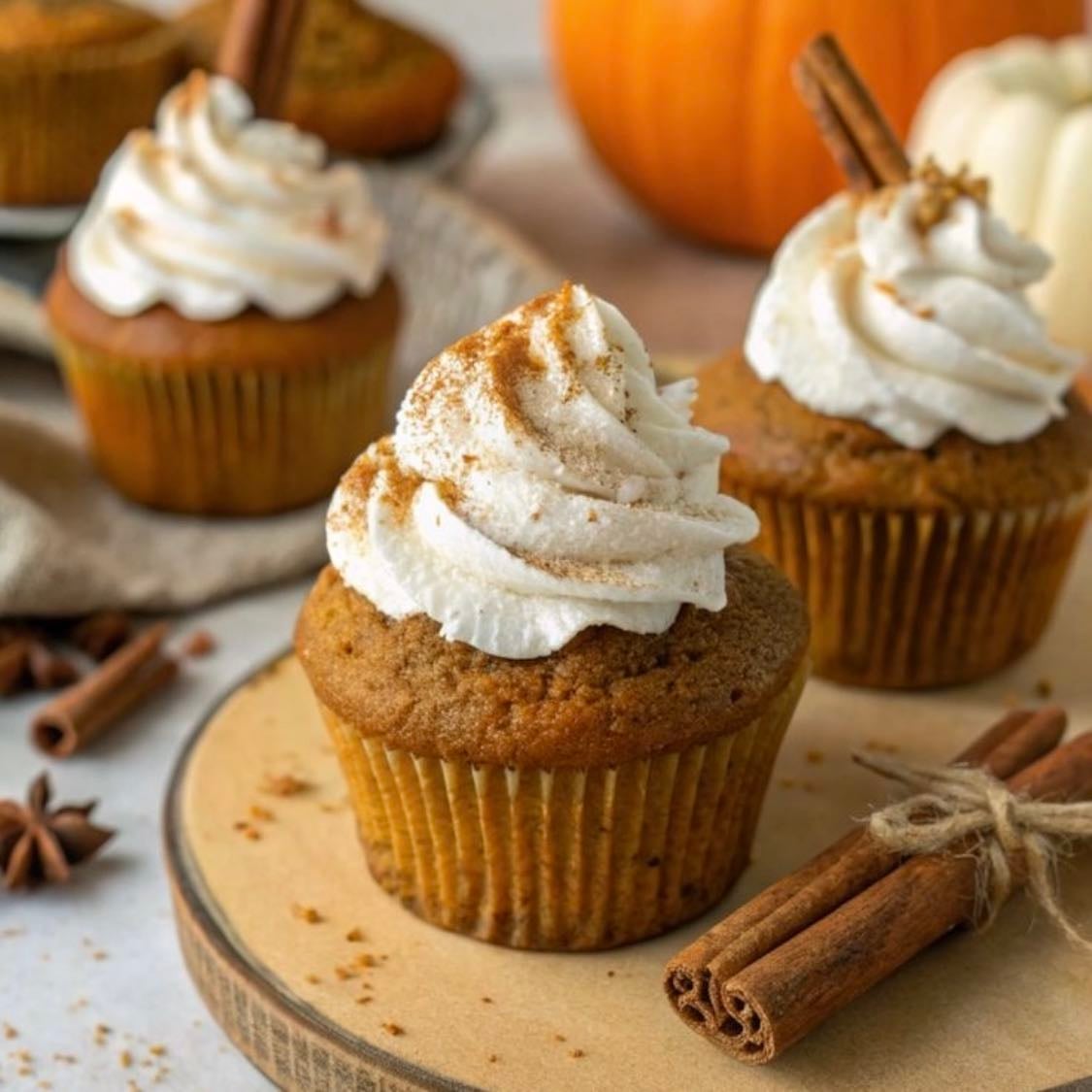 pumpkin cupcakes