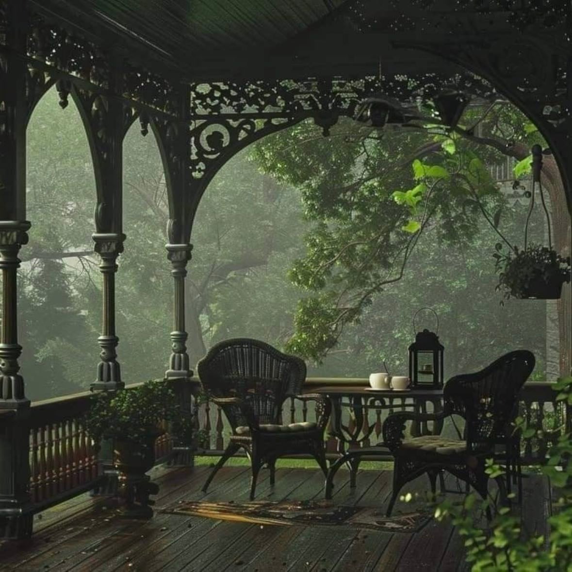 a porch that looks like this