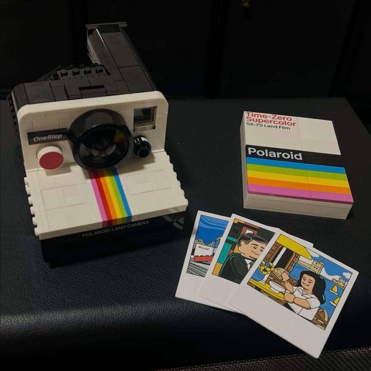 polaroid camera lego set