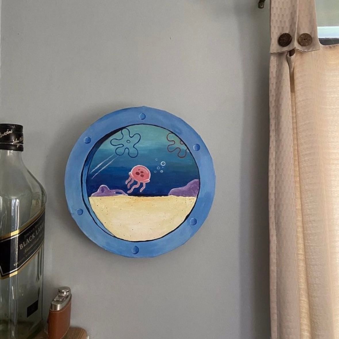 make a sponge bob window