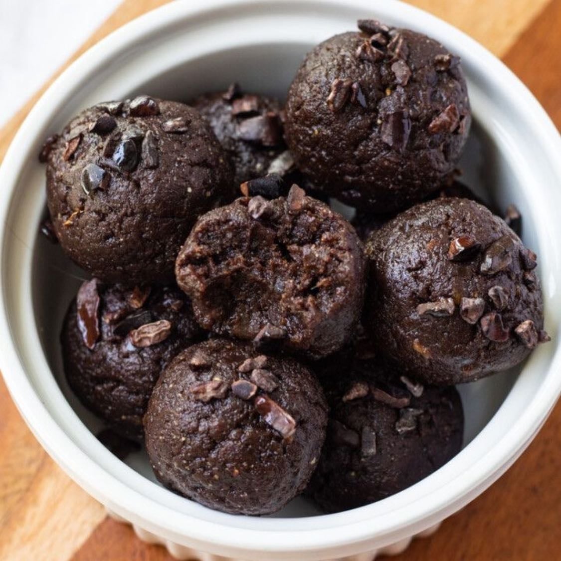 brownie batter bites