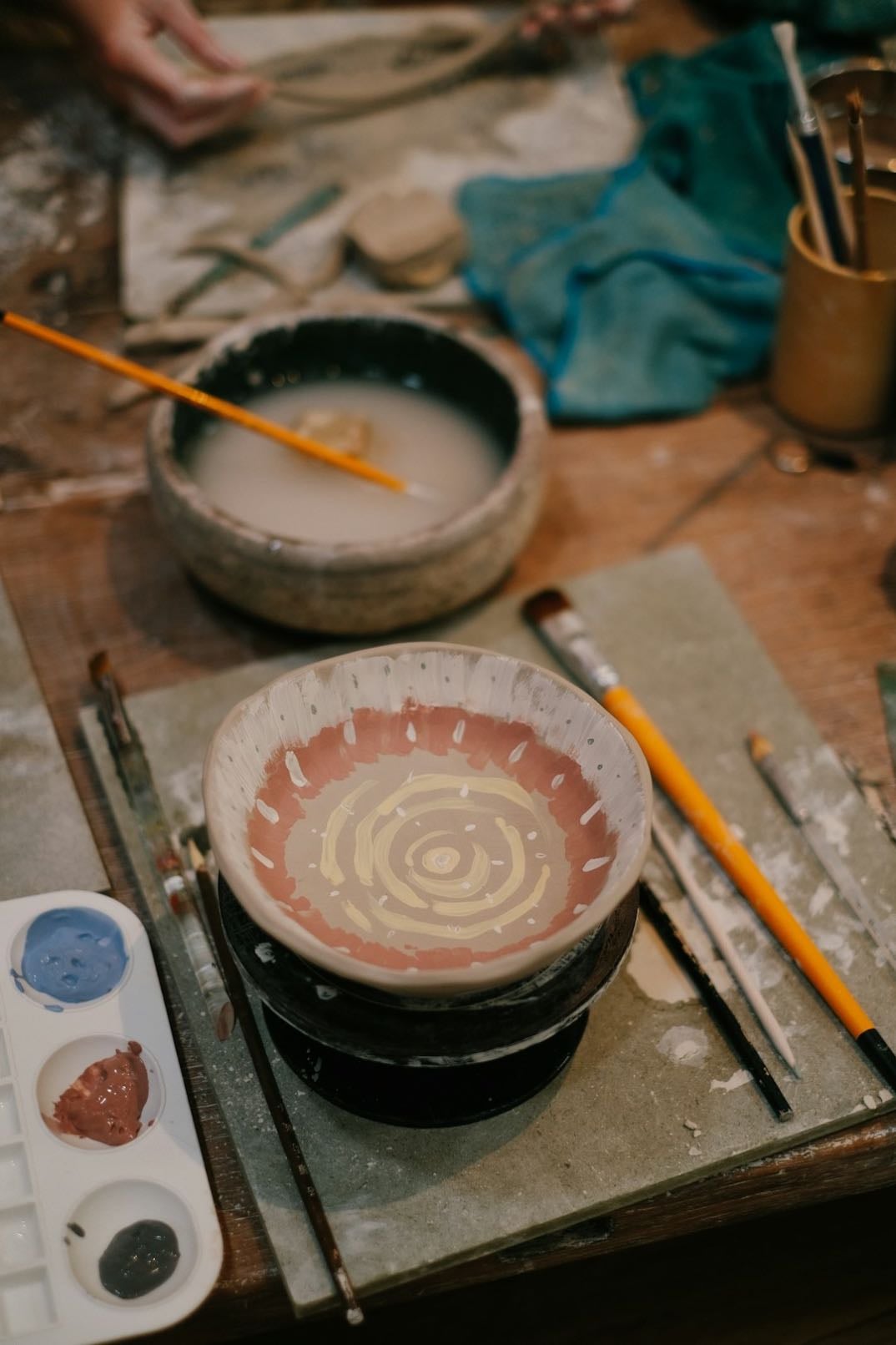 peinture sur céramique