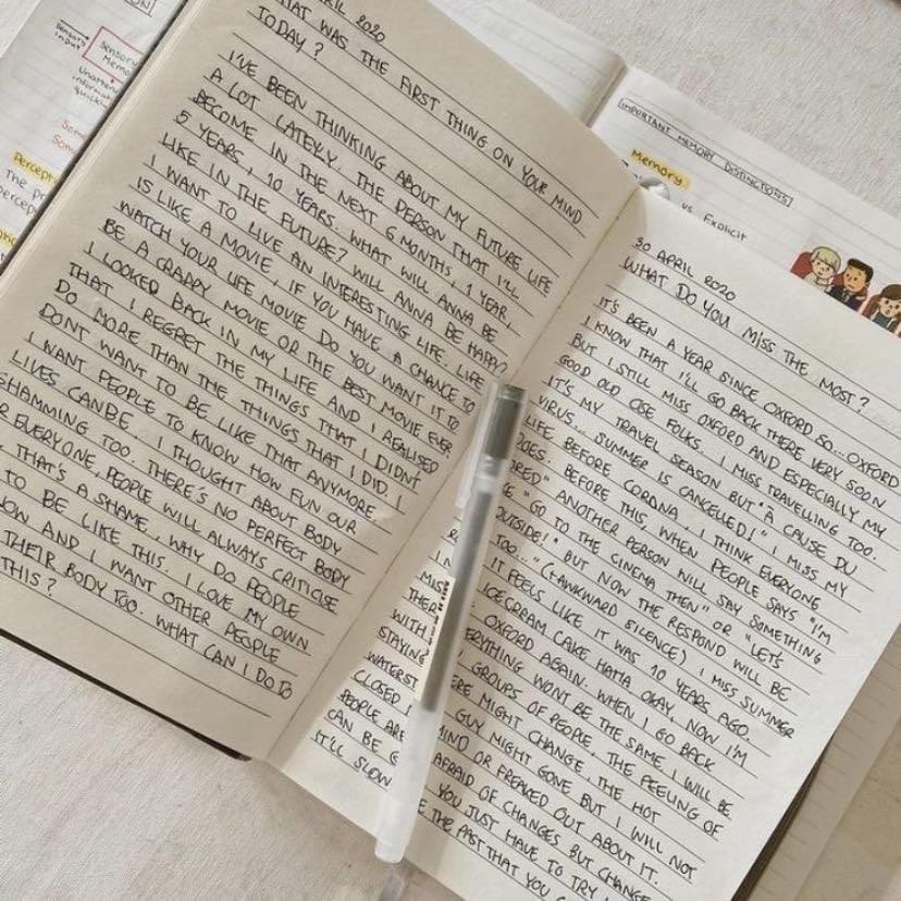 Journal - Una libreta bonita para escribir, si dejan una dedicatoria bonita amooo