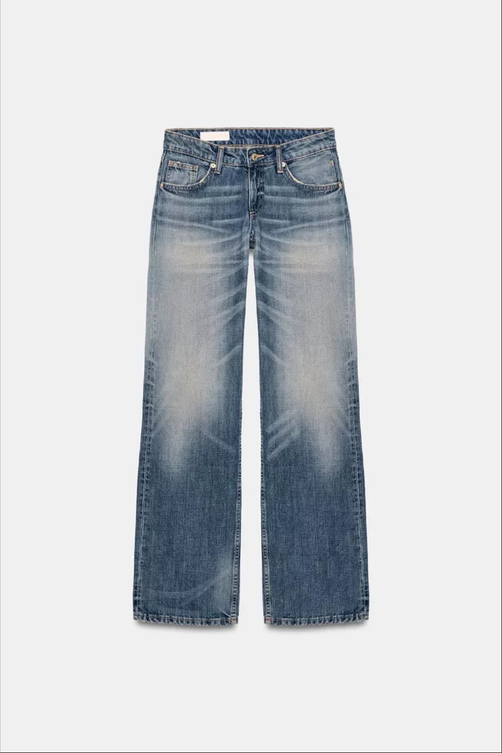 JEANS TRF WIDE LEG TIRO BAJO (32) - Zara