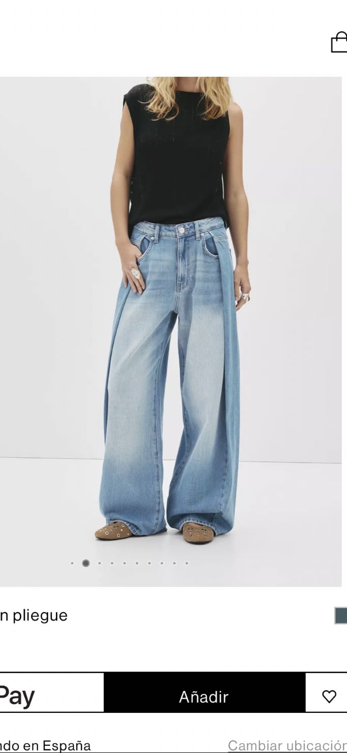 Jeans balloon pliegue - Pull&Bear