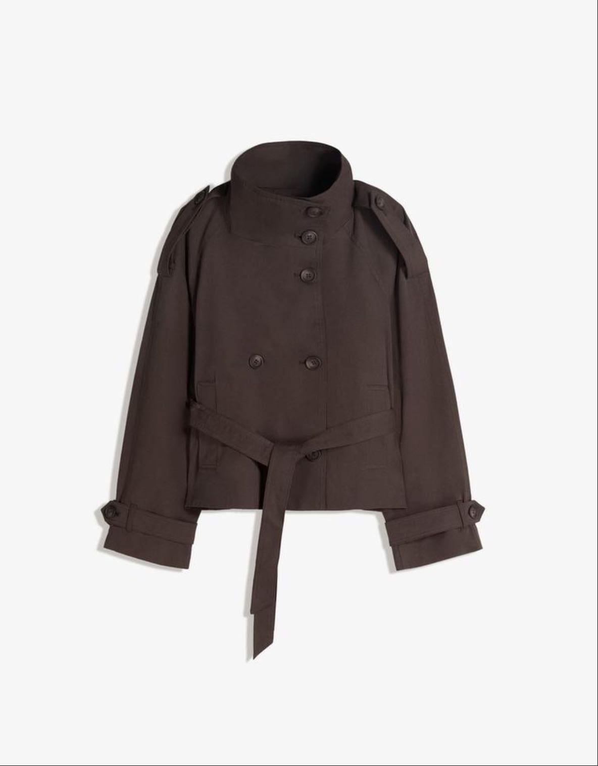 CAZADORA TRENCH CUELLO FUNNEL - Bershka