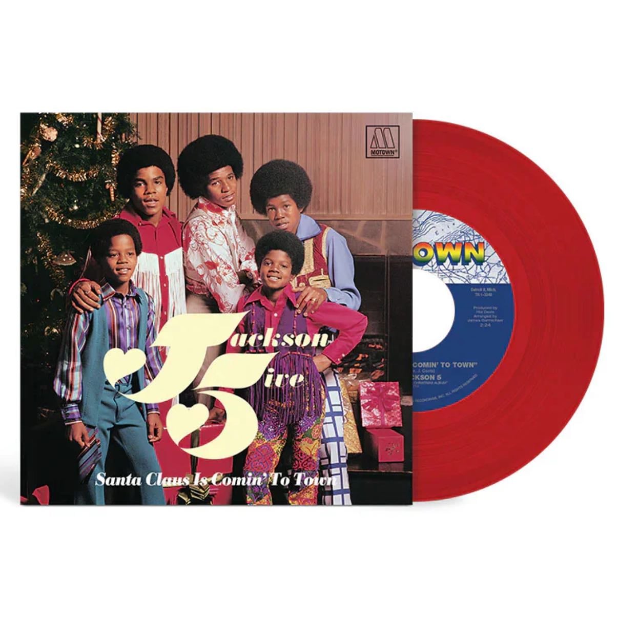 Santa Claus Is Comin’ To Town (Red 7” Single) - Jackson 5