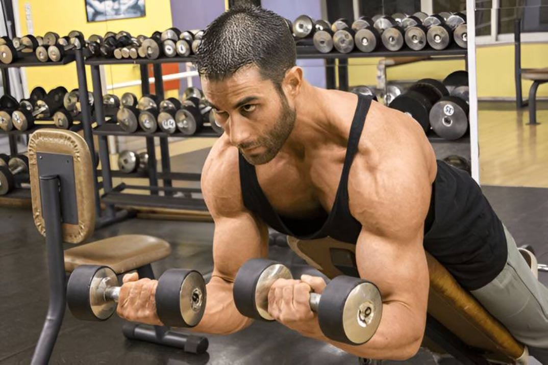 Decline curl