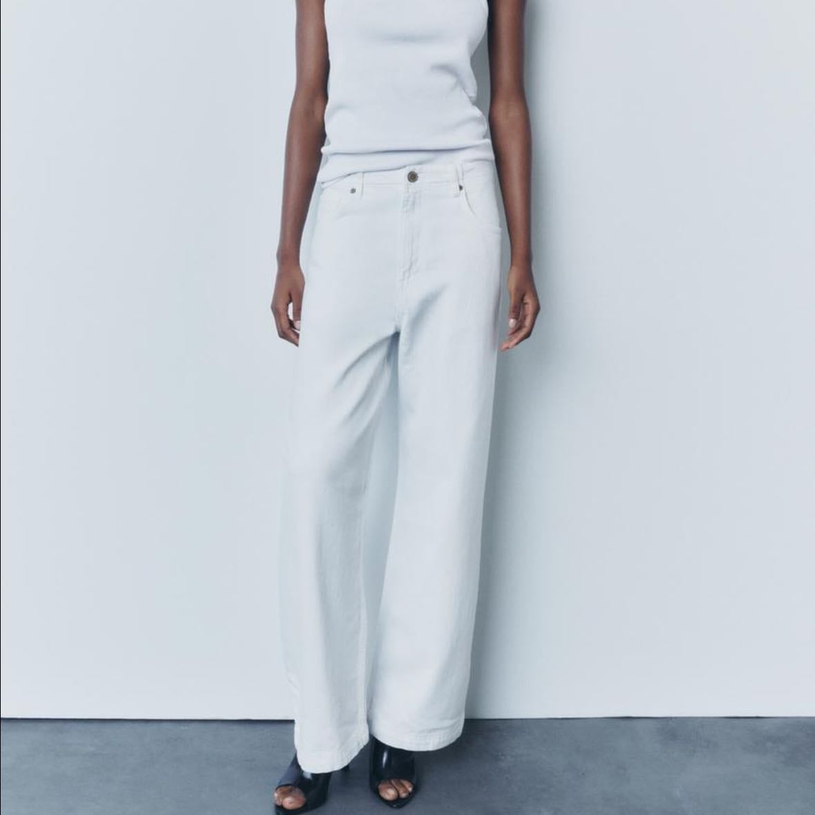 white jeans